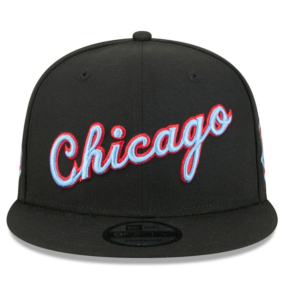 Chicago Bulls 2025/26 City Edition 9FIFTY Snapback Hat Black | New Era outlet
