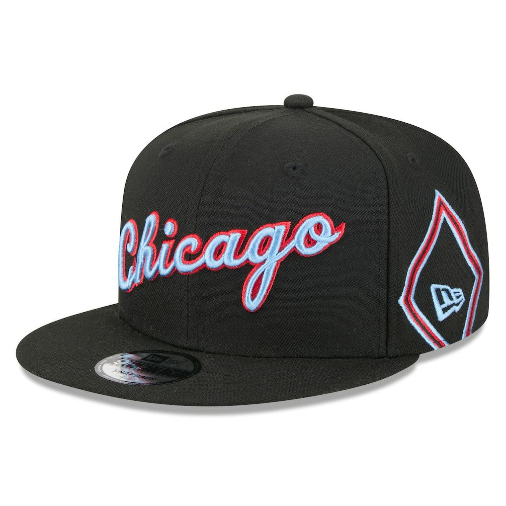 Chicago Bulls 2025/26 City Edition 9FIFTY Snapback Hat Black | New Era outlet