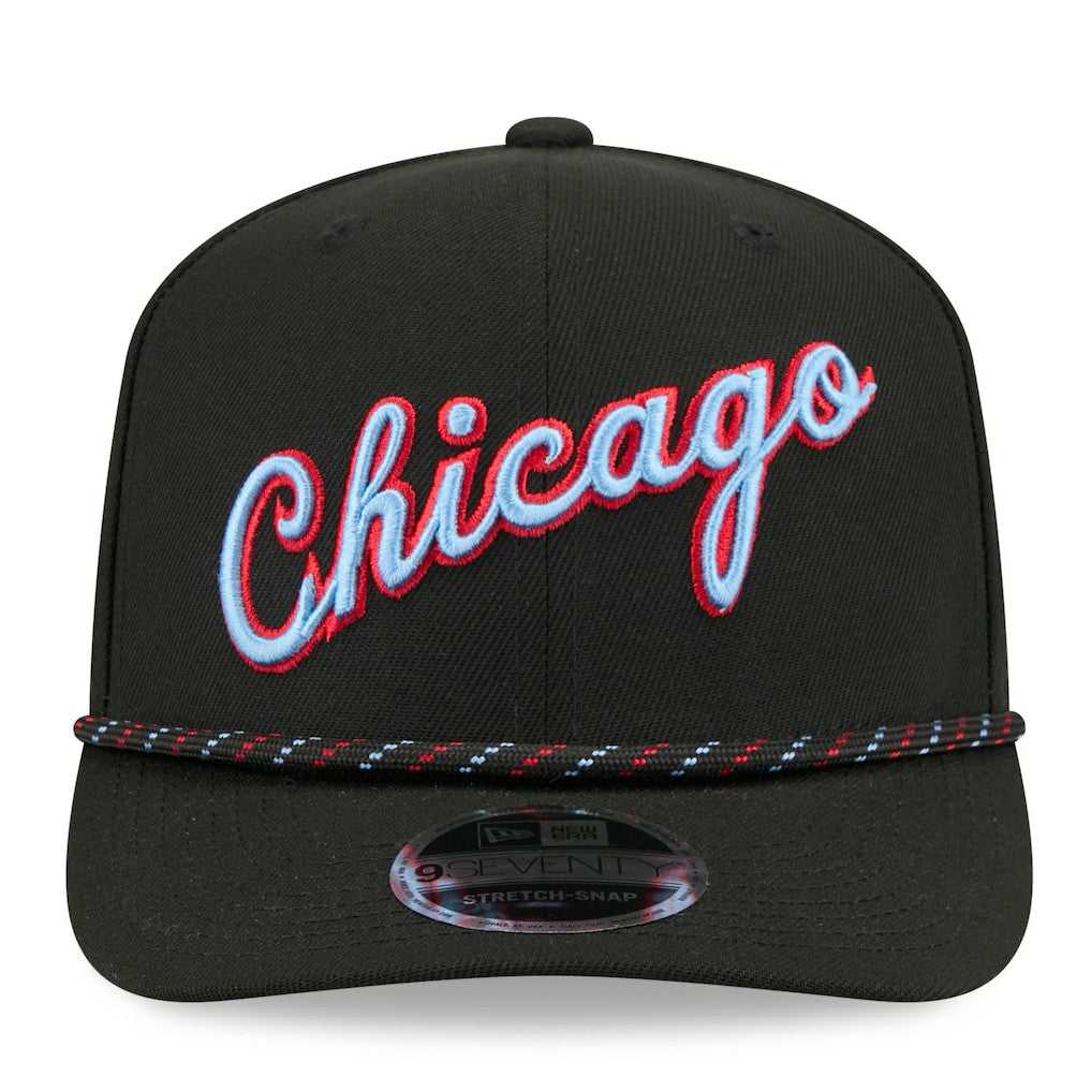 Chicago Bulls 2025/26 City Edition 9SEVENTY Adjustable Hat Black | New Era discount