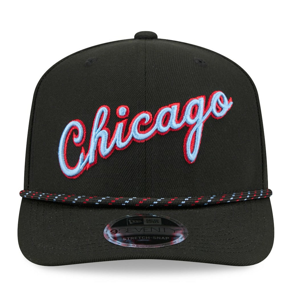 Chicago Bulls 2025/26 City Edition 9SEVENTY Adjustable Hat Black | New Era discount