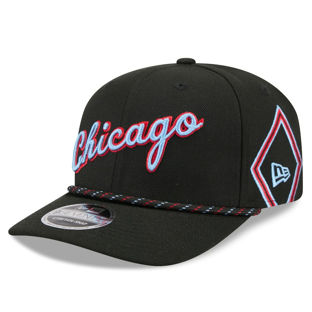 Chicago Bulls 2025/26 City Edition 9SEVENTY Adjustable Hat Black | New Era discount
