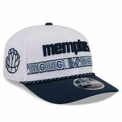 Memphis Grizzlies 2025/26 City Edition 9SEVENTY Adjustable Hat White/Navy | New Era Lifestyle