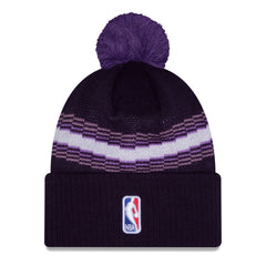 Sacramento Kings 2025/26 City Edition Cuffed Knit Hat with Pom Purple | New Era discount