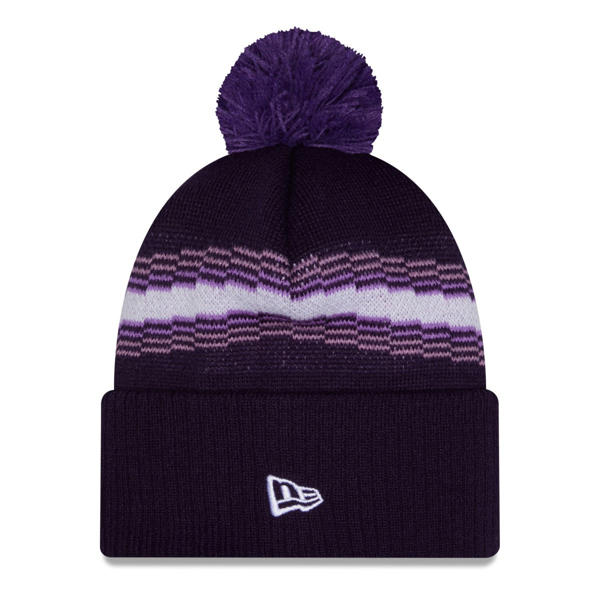 Sacramento Kings 2025/26 City Edition Cuffed Knit Hat with Pom Purple | New Era discount