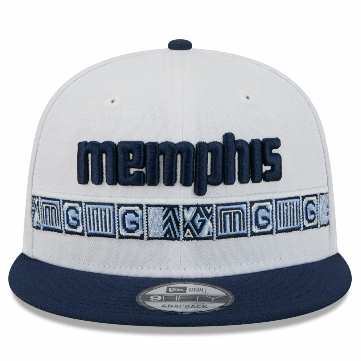 Memphis Grizzlies Youth 2025/26 City Edition 9FIFTY Snapback Hat White/Navy | New Era outlet