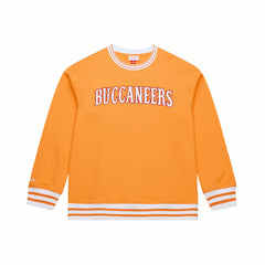 Mitchell & Ness Tampa Bay Buccaneers 50th Season Coaches Sweatshirt – Orange