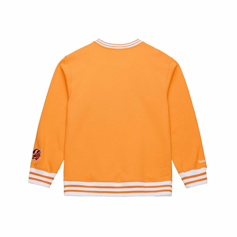 Mitchell & Ness Tampa Bay Buccaneers 50th Season Coaches Sweatshirt – Orange