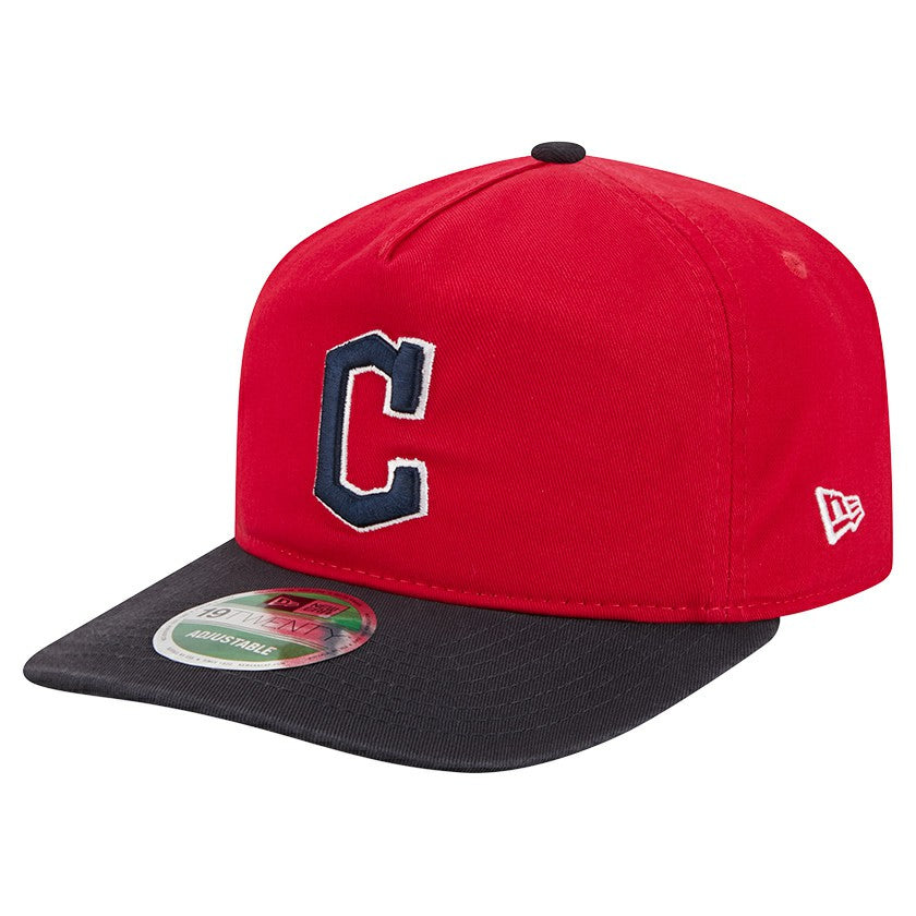 Cleveland Guardians New Era Team 19TWENTY Adjustable Hat - Red - New Era Discount