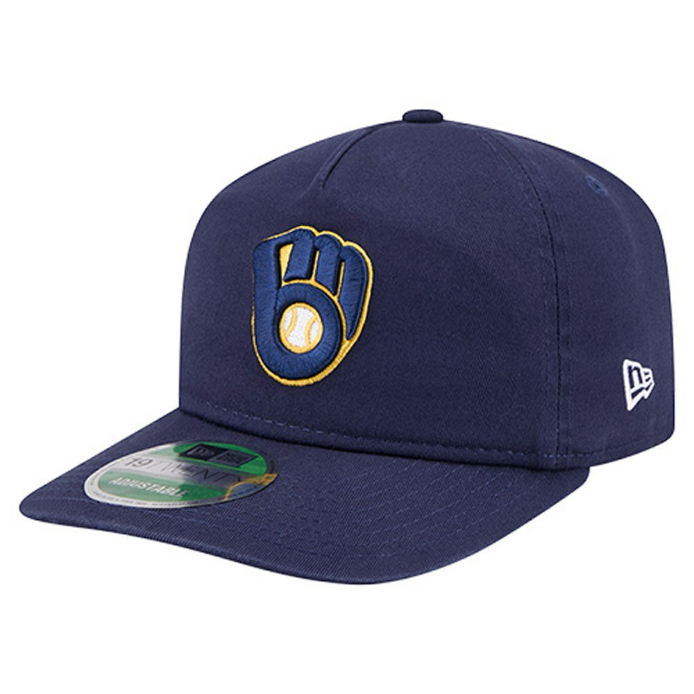 Milwaukee Brewers New Era Team 19TWENTY Adjustable Hat - Navy - New Era Online