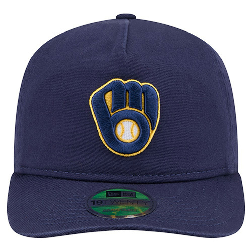Milwaukee Brewers New Era Team 19TWENTY Adjustable Hat - Navy - New Era Online