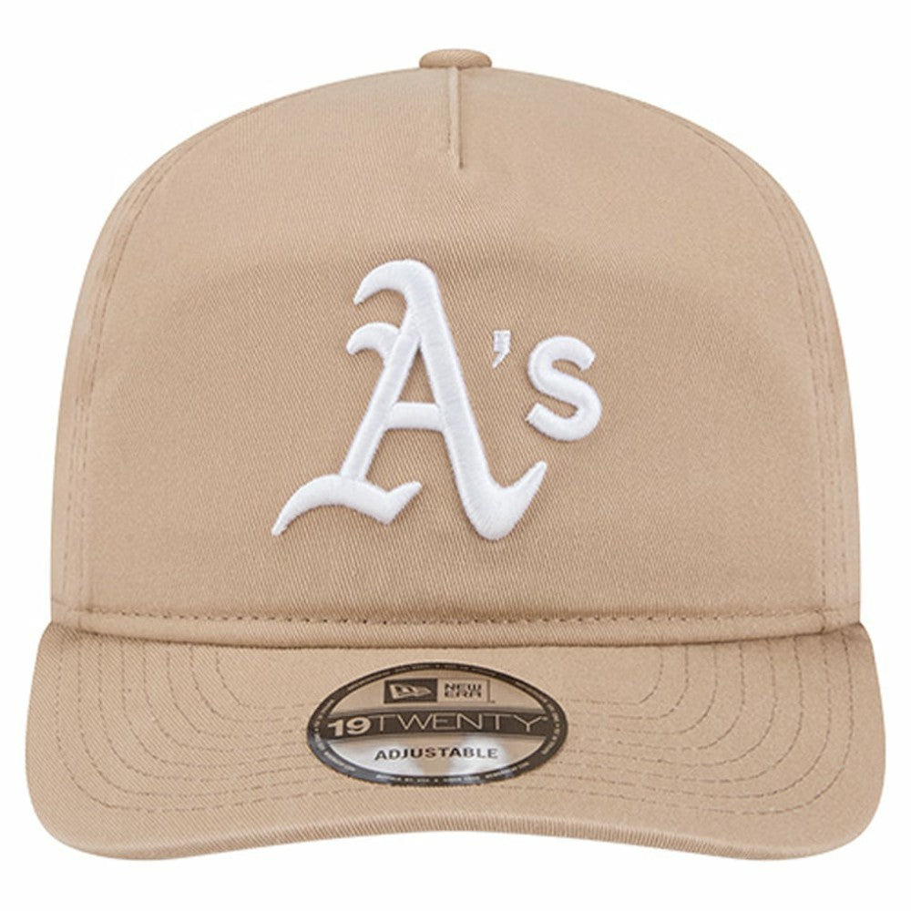 Athletics New Era Cam 19TWENTY Adjustable Hat - Light Beige - New Era Online