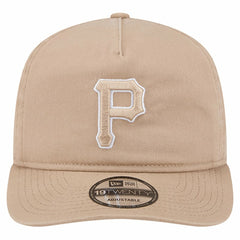 Pittsburgh Pirates New Era Cam 19TWENTY Adjustable Hat - Light Beige - New Era Discount
