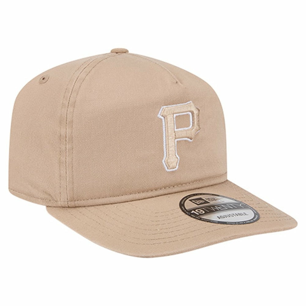 Pittsburgh Pirates New Era Cam 19TWENTY Adjustable Hat - Light Beige - New Era Discount