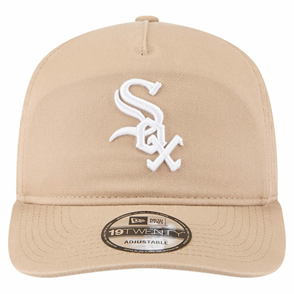 Chicago White Sox New Era Cam 19TWENTY Adjustable Hat - Light Beige - New Era Sale