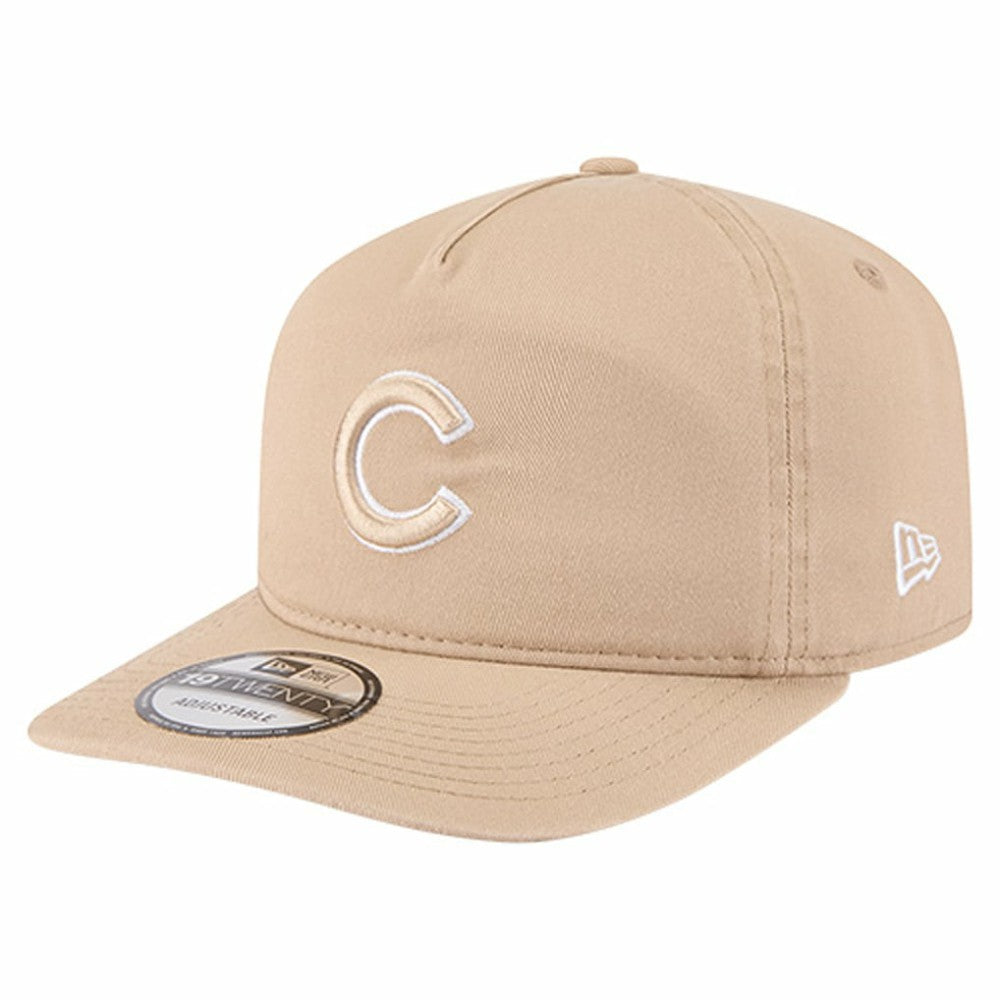 Chicago Cubs New Era Cam 19TWENTY Adjustable Hat - Light Beige - New Era Online