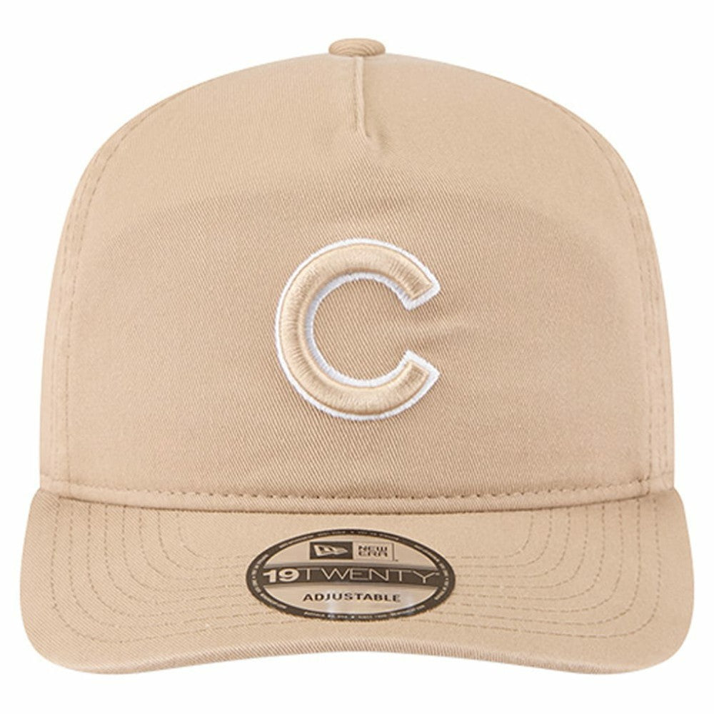 Chicago Cubs New Era Cam 19TWENTY Adjustable Hat - Light Beige - New Era Online
