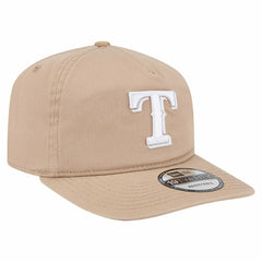 Texas Rangers New Era Cam 19TWENTY Adjustable Hat - Light Beige - New Era Discount