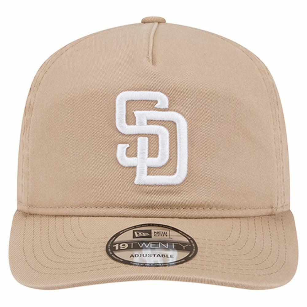 San Diego Padres New Era Cam 19TWENTY Adjustable Hat - Light Beige - New Era Online
