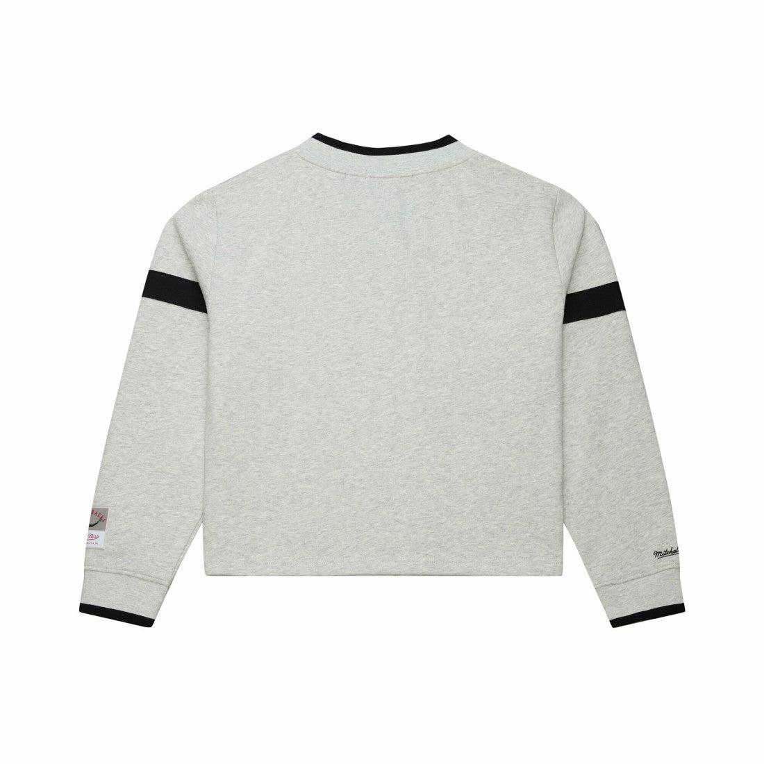 Mitchell & Ness Tampa Bay Buccaneers Women's Cropped V-Neck Sweatshirt Gray