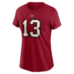 Nike Mike Evans Tampa Bay Buccaneers Women's Player Name & Number T-Shirt Red
