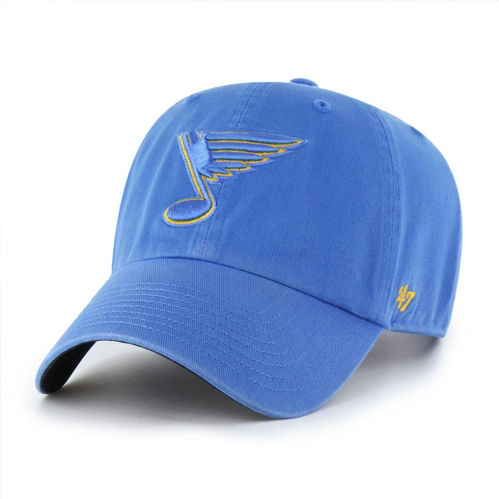 St. Louis Blues '47 Core Logo Clean Up Adjustable Hat - Blue - NHL 202909069