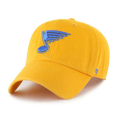 St. Louis Blues '47 Core Logo Clean Up Adjustable Hat - Gold - NHL 202909071