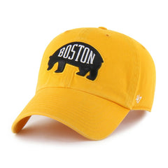 Boston Bruins '47 Core Logo Clean Up Adjustable Hat - Gold - NHL 202909096