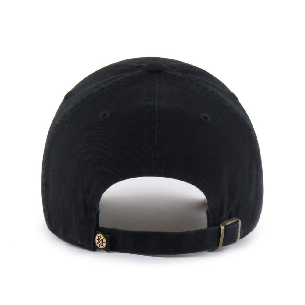 Boston Bruins '47 Alternate Logo Clean Up Adjustable Hat - Black - NHL 202909136