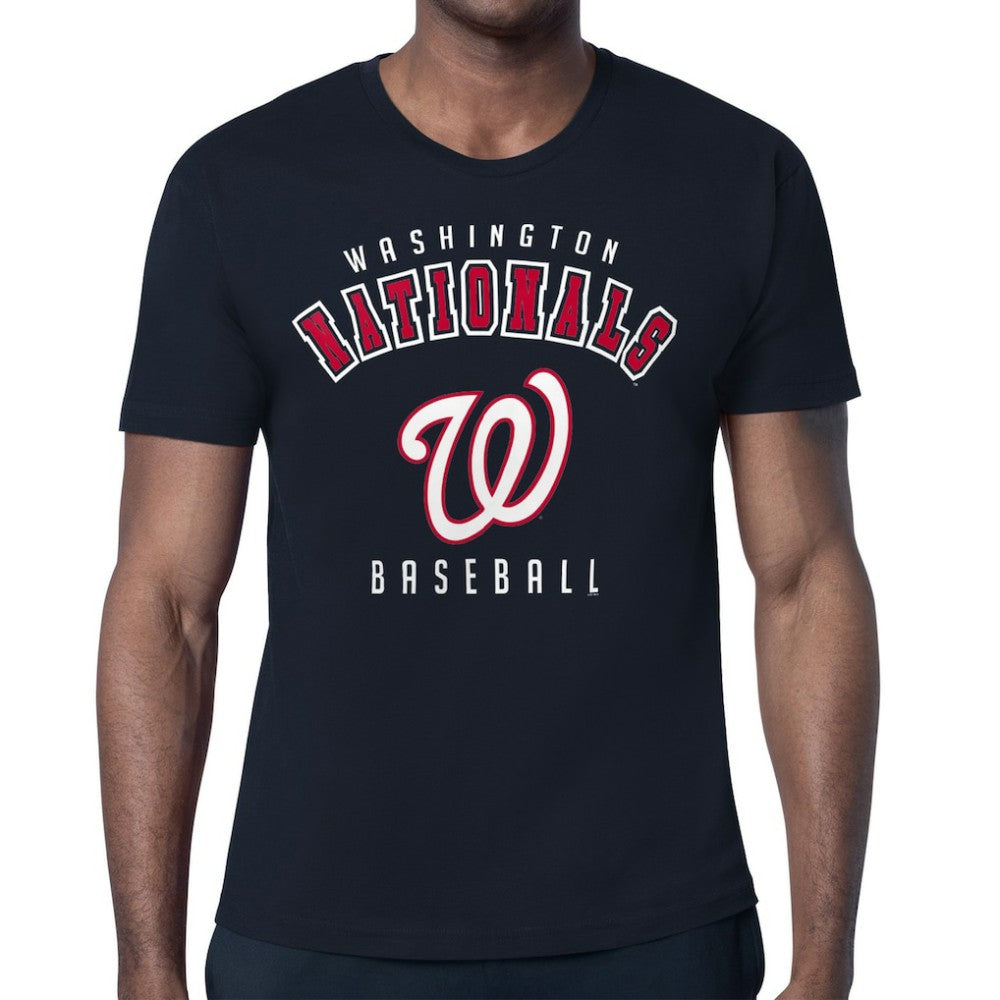 Washington Nationals Starter Team Logo T-Shirt - Navy - MLB on Sale