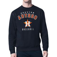 Houston Astros Starter Team Logo Fleece Pullover Sweatshirt - Navy - MLB on Sale