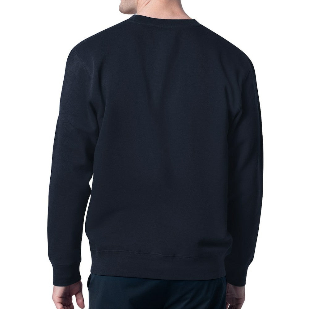 Milwaukee Brewers Starter Team Logo Fleece Pullover Sweatshirt - Navy - MLB Lifestyle