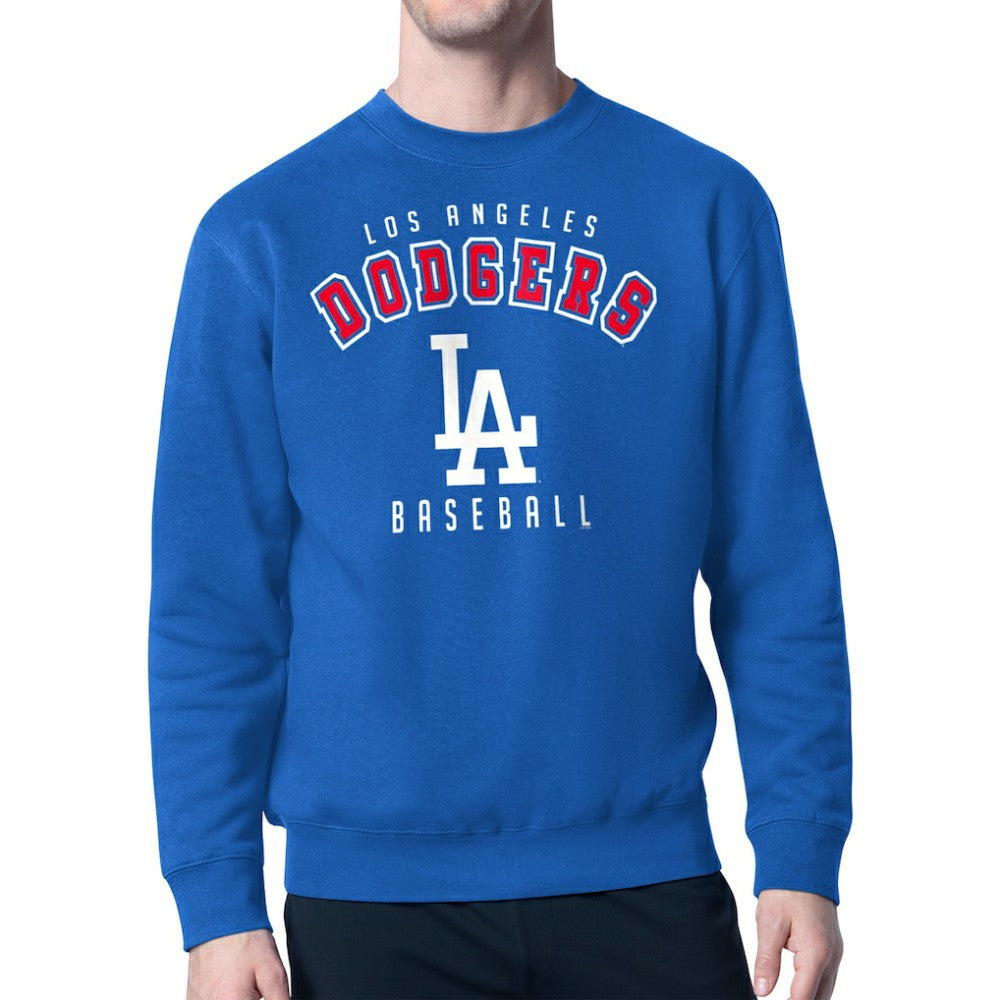Los Angeles Dodgers Starter Team Logo Fleece Pullover Sweatshirt - Royal - MLB Sale