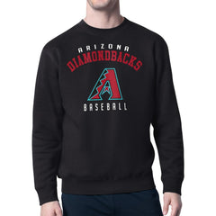 Arizona Diamondbacks Starter Team Logo Fleece Pullover Sweatshirt - Black - MLB Online