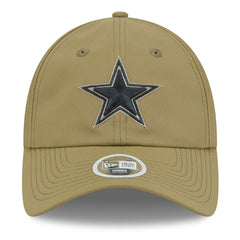 Dallas Cowboys New Era Women's 2025 Salute to Service Pony Tail Adjustable Hat Green
