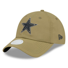 Dallas Cowboys New Era Women's 2025 Salute to Service Pony Tail Adjustable Hat Green