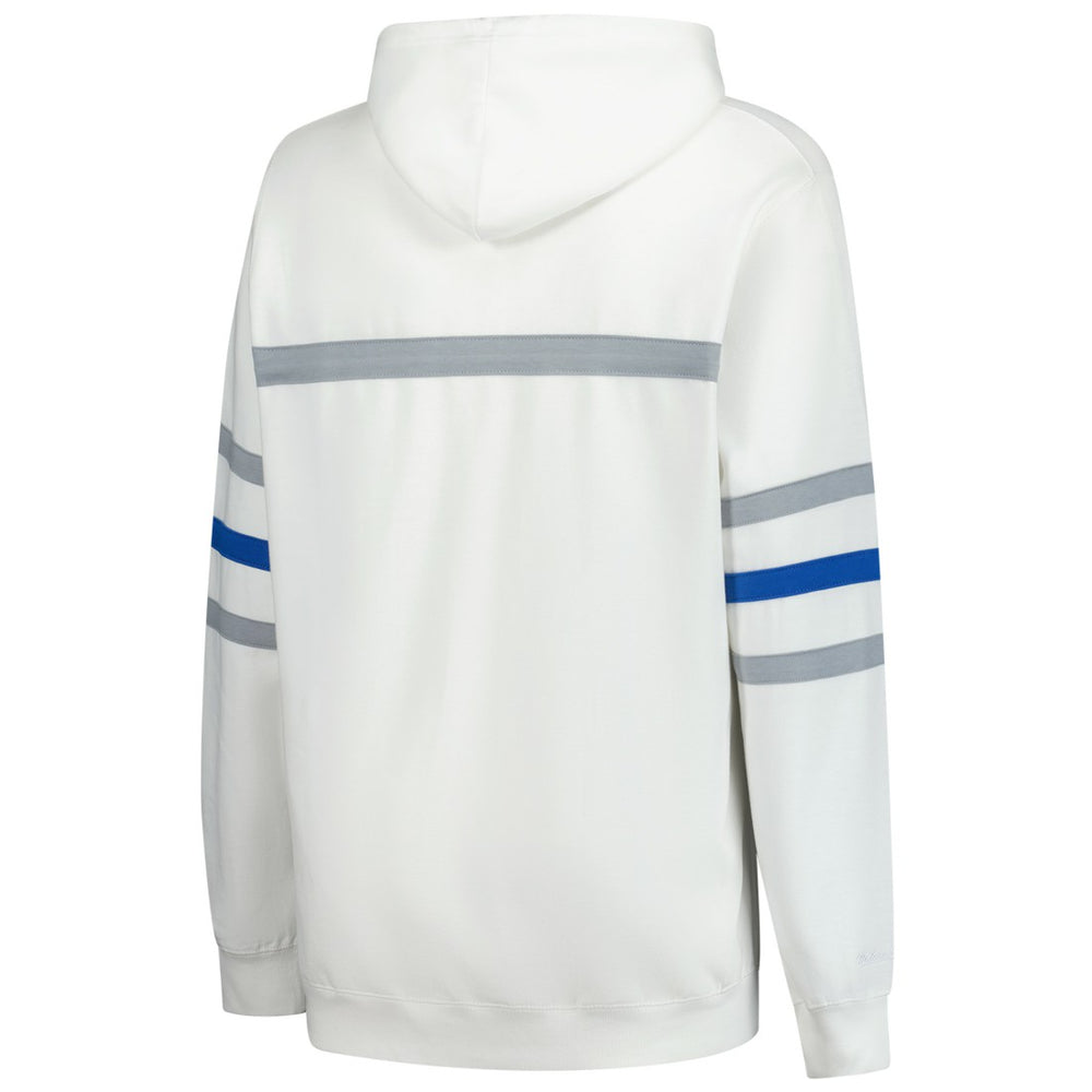Mitchell & Ness Detroit Lions Women's Plus Size Head Coach Throwback Pullover Hoodie White