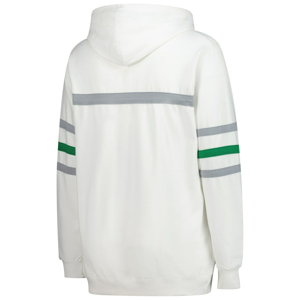 Mitchell & Ness Philadelphia Eagles Women's Plus Size Head Coach Throwback Pullover Hoodie White