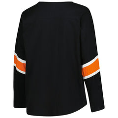 Fanatics Cincinnati Bengals Women's Plus Size Redzone 3/4-Sleeve Scoop Neck T-Shirt Black
