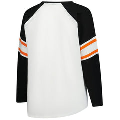 Fanatics Cincinnati Bengals Women's Plus Size Redzone Lace Up Long Sleeve T-Shirt White