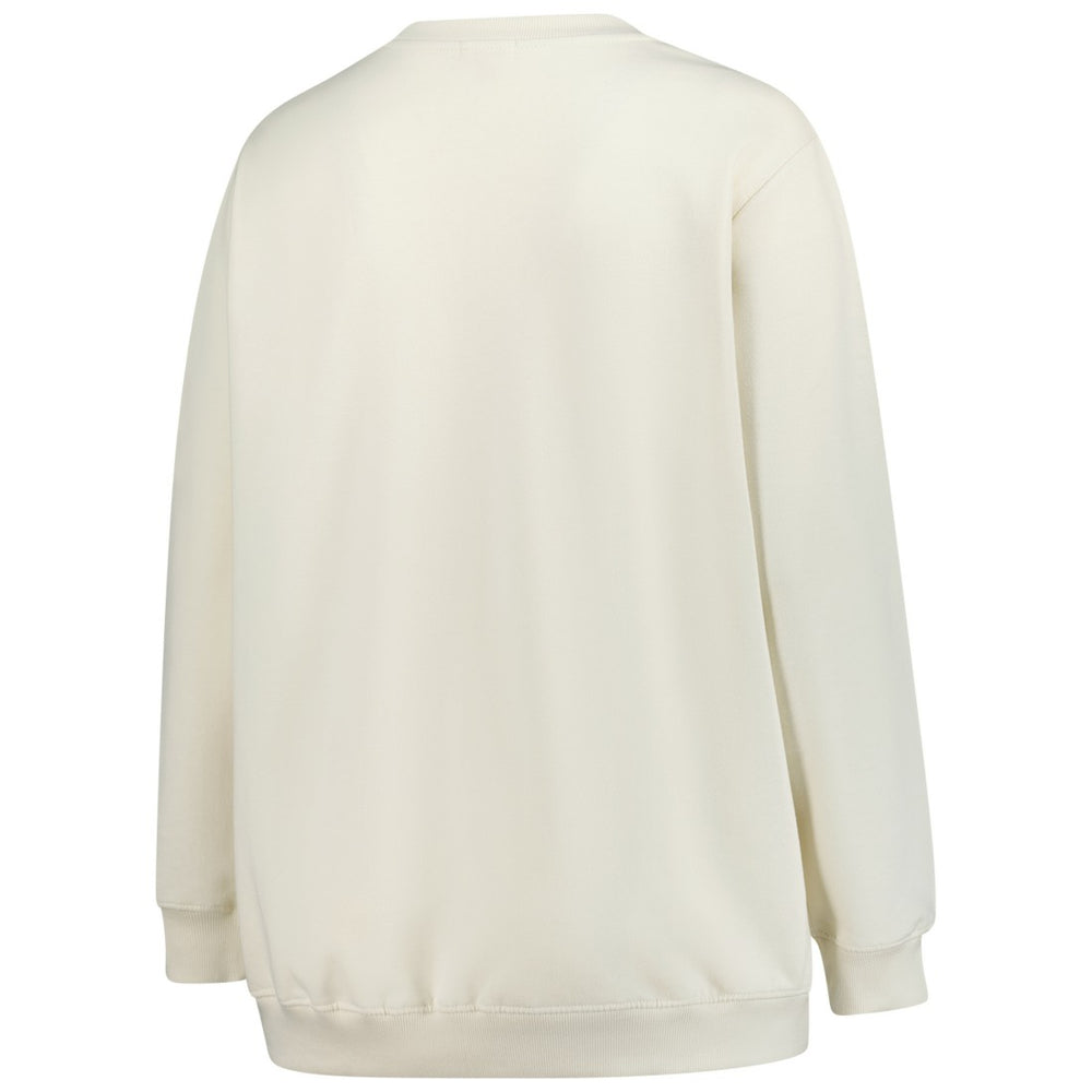 Mitchell & Ness Green Bay Packers Women's Plus Size Shooting Star Sweatshirt Cream