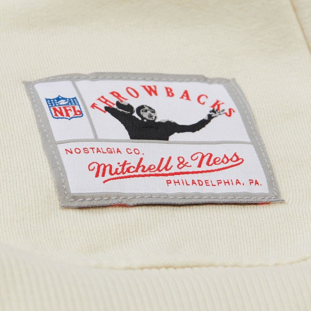 Mitchell & Ness Baltimore Ravens Women's Plus Size Shooting Star Sweatshirt Cream