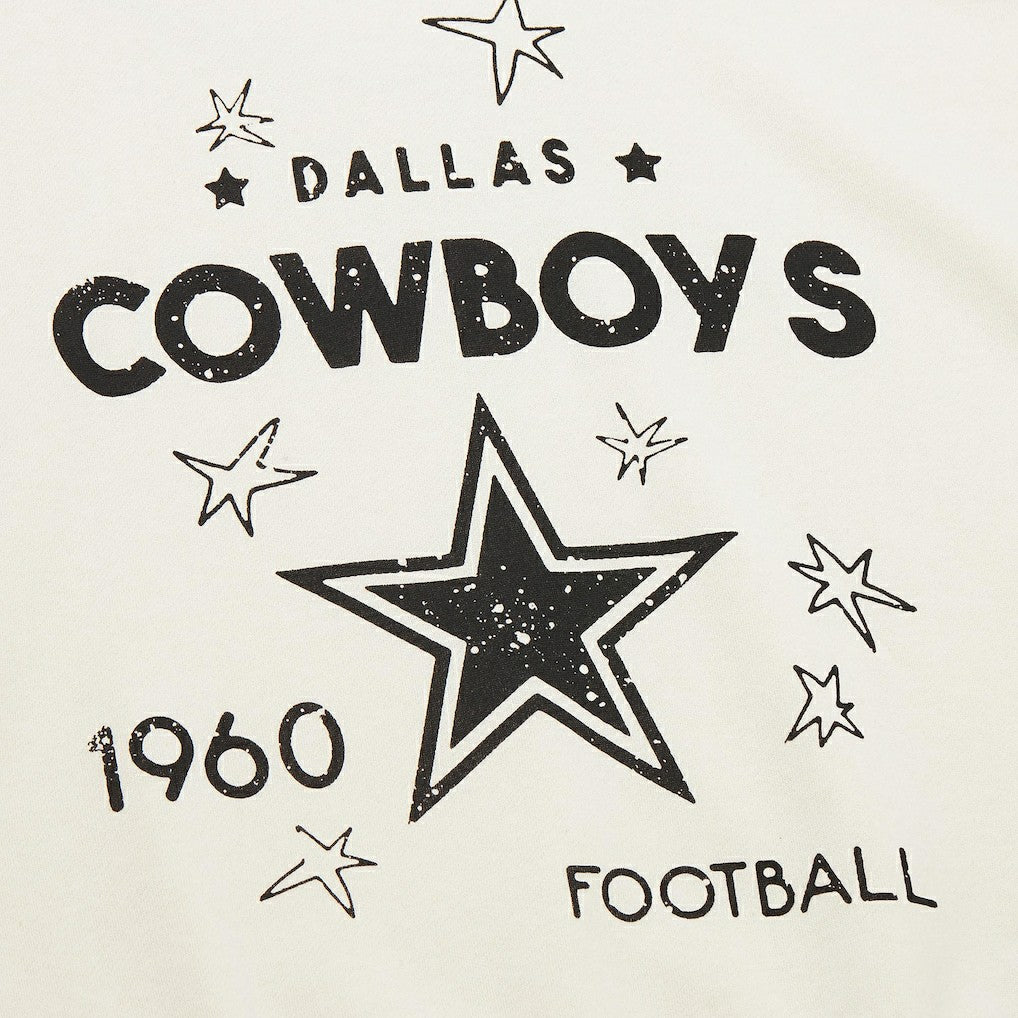Mitchell & Ness Dallas Cowboys Women's Plus Size Shooting Star Sweatshirt Cream
