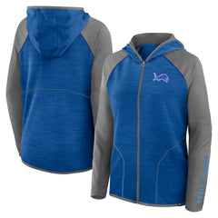 Fanatics Detroit Lions Women's Plus Size End Around Pass Full-Zip Hoodie Blue
