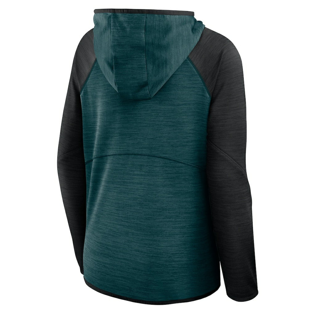 Fanatics Philadelphia Eagles Women's Plus Size End Around Pass Full-Zip Hoodie Midnight Green