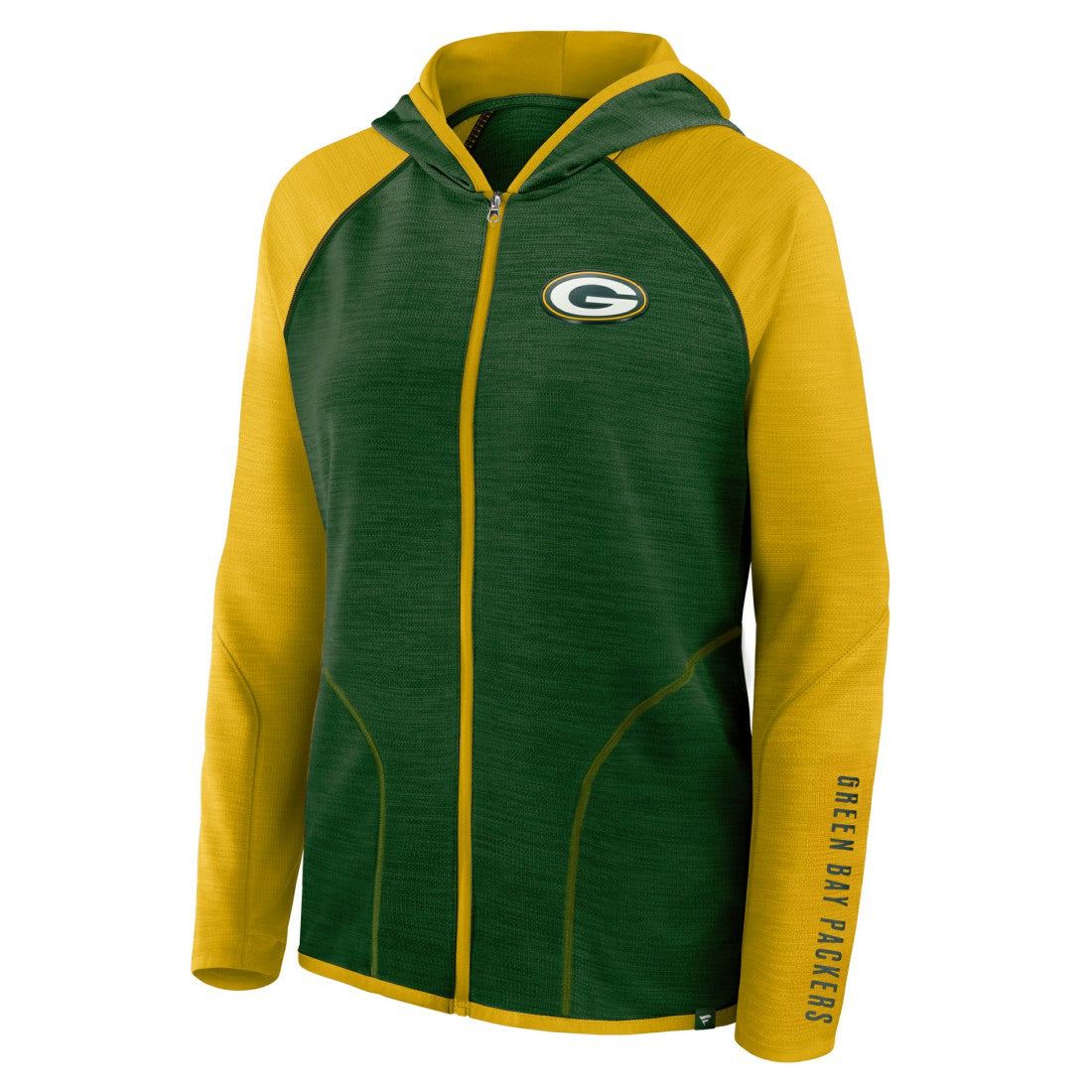 Fanatics Green Bay Packers Women's Plus Size End Around Pass Full-Zip Hoodie Green