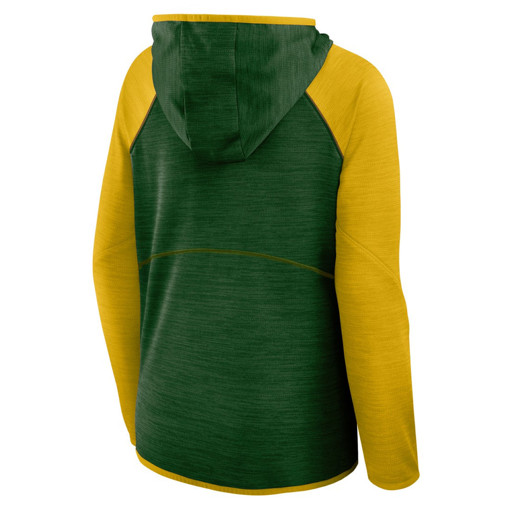 Fanatics Green Bay Packers Women's Plus Size End Around Pass Full-Zip Hoodie Green