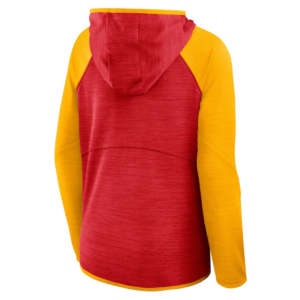 Fanatics Kansas City Chiefs Women's Plus Size End Around Pass Full-Zip Hoodie Red