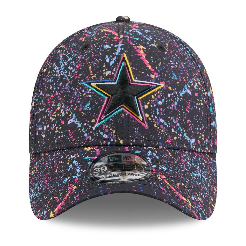 Dallas Cowboys New Era 2025 NFL Crucial Catch 39THIRTY Flex Hat Black