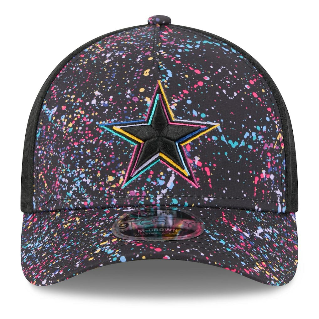 Dallas Cowboys New Era 2025 NFL Crucial Catch 9FORTY Adjustable Hat Black