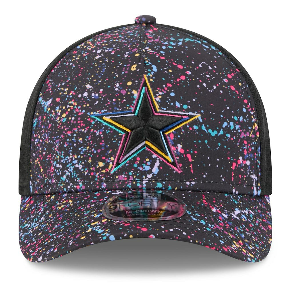 Dallas Cowboys New Era Youth 2025 NFL Crucial Catch 9FORTY Adjustable Hat Black